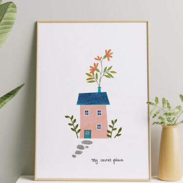 Ilustração "O meu lugar secreto"