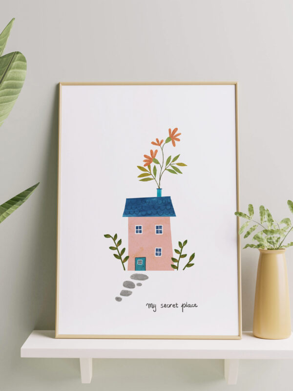 Ilustração "O meu lugar secreto"