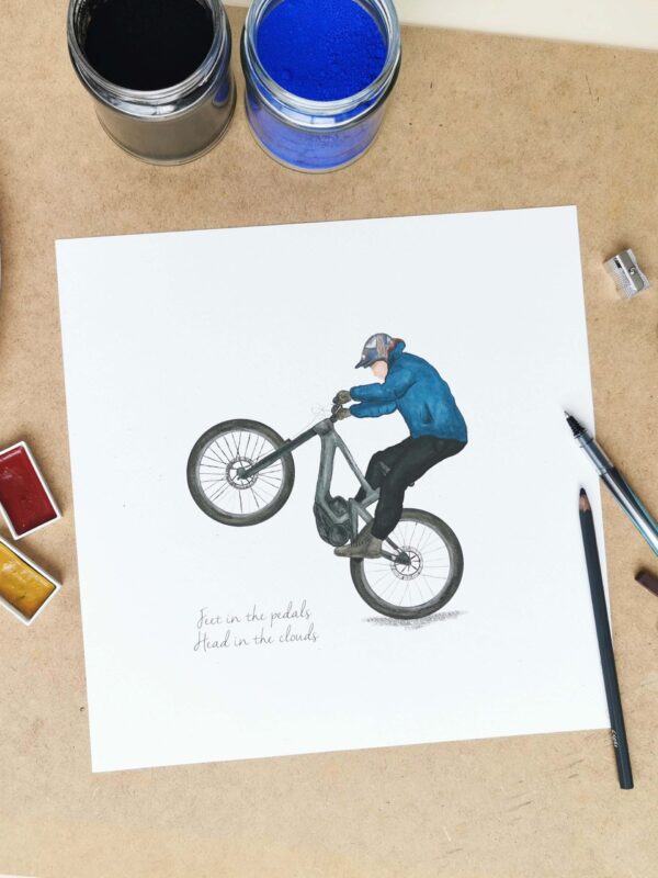 Ilustração "Bicicleta" - Image 4