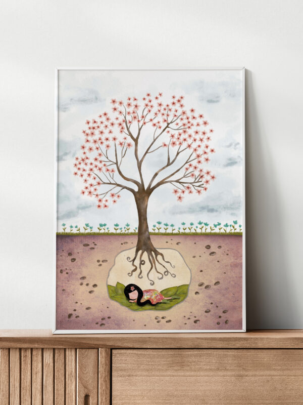 Ilustração "Flor de Cerejeira" - Image 2