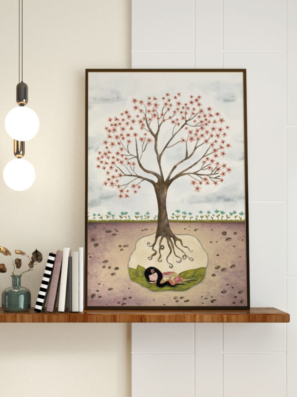 Ilustração "Flor de Cerejeira" - Image 3