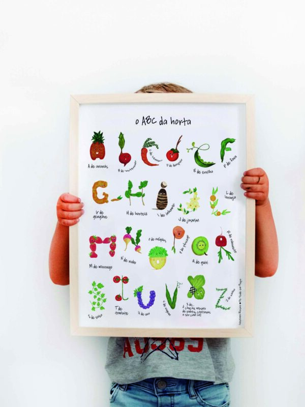 Ilustração "O ABC da Horta"