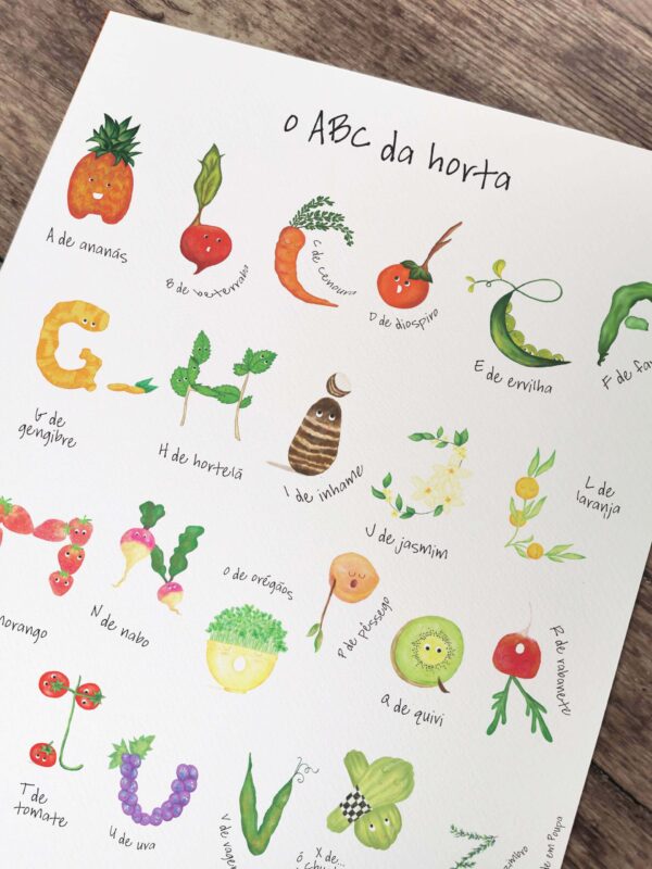 Ilustração "O ABC da Horta" - Image 3