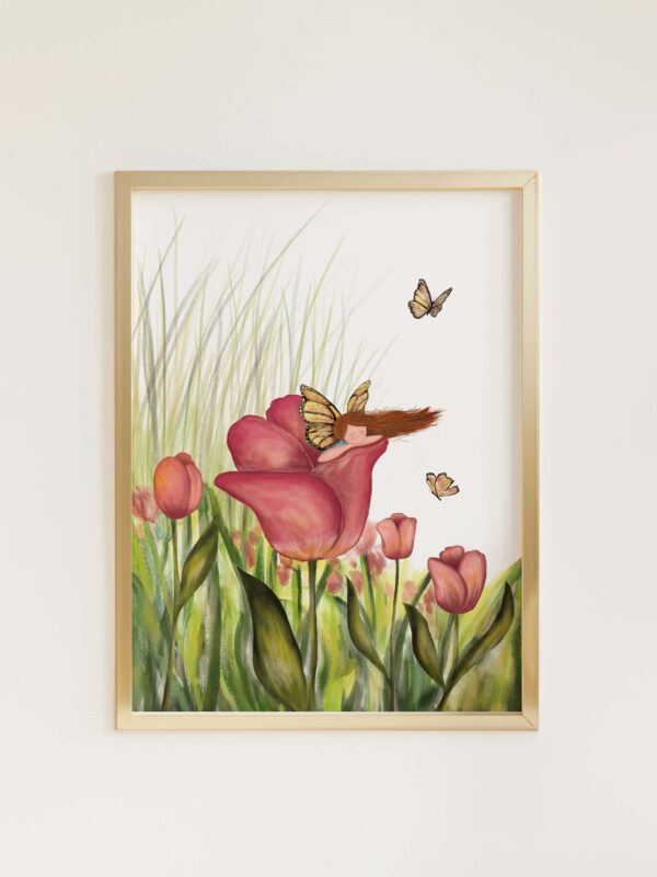 Ilustração "A fada das Tulipas"