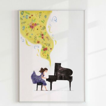 Ilustração "A Pianista"