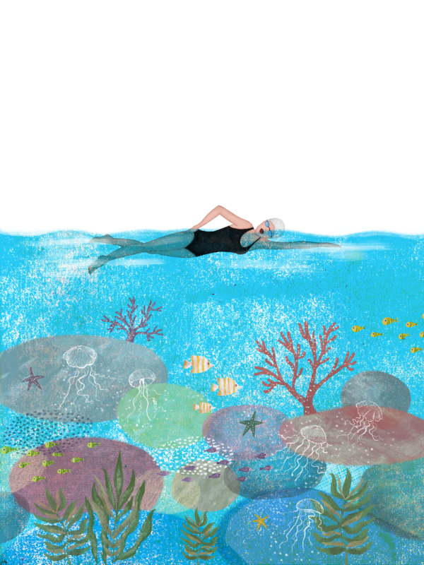 Ilustração "A Nadadora" - Image 2